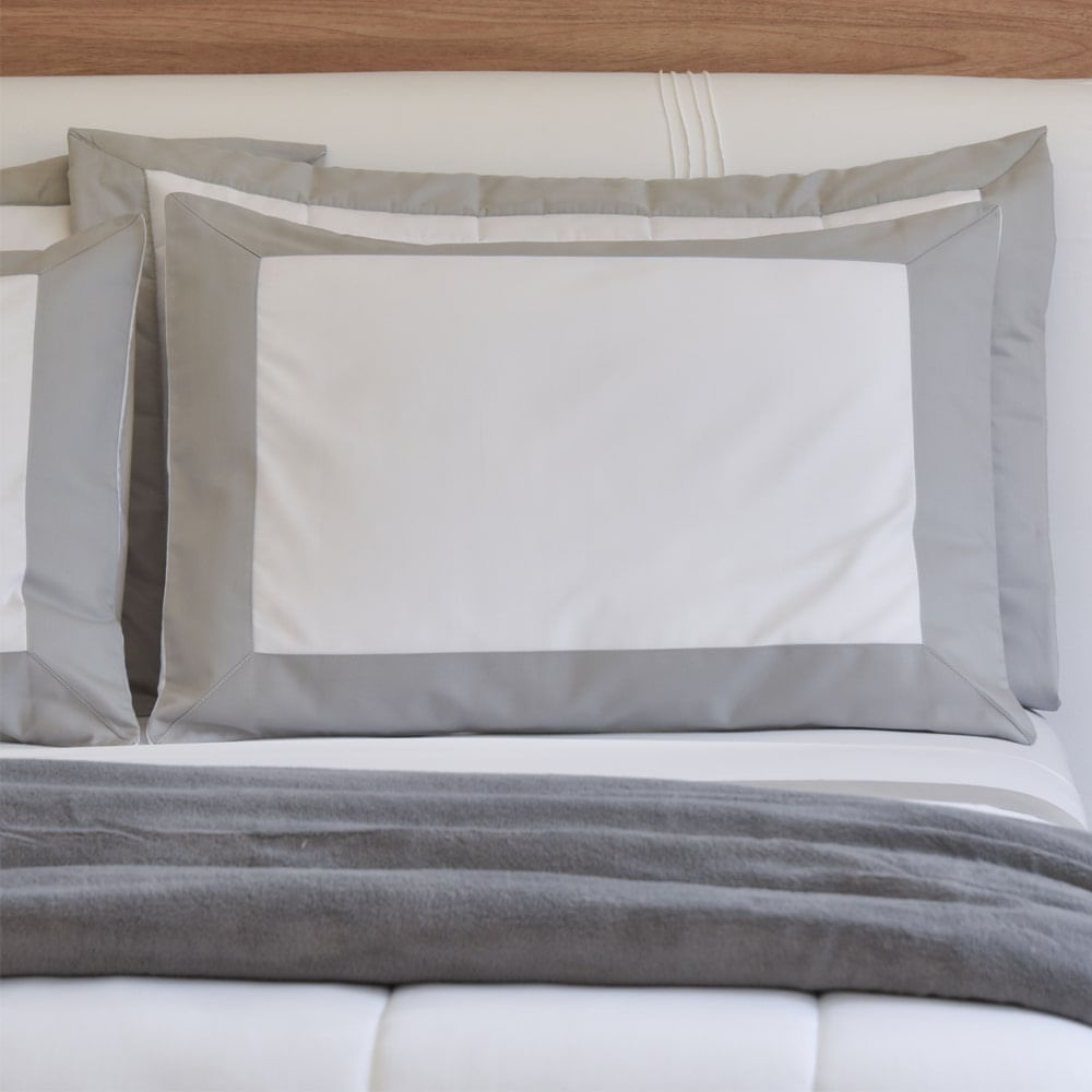 Fronha Avulsa Cetim 300 Fios Roma Lisa - Imagem 1