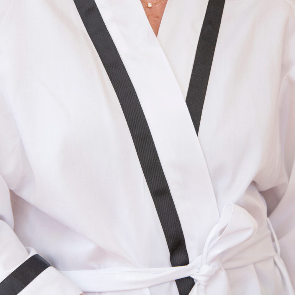 Robe cetim 300 fios 100% algodão Clássico liso - Imagem 2