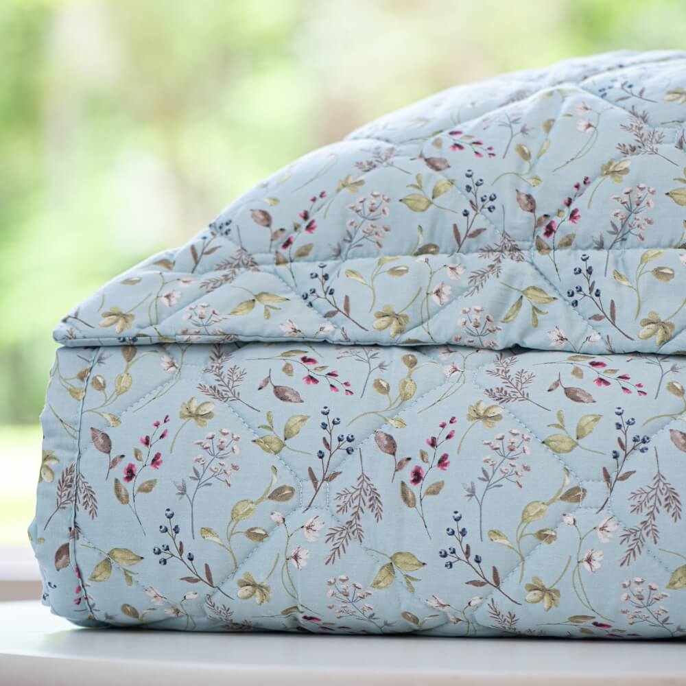 Colcha matelassê cetim 300 fios Verona estampada - Imagem 1