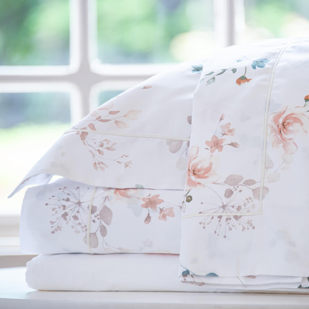 Jogo de lençol cetim 300 fios Firenze estampado - Imagem 1