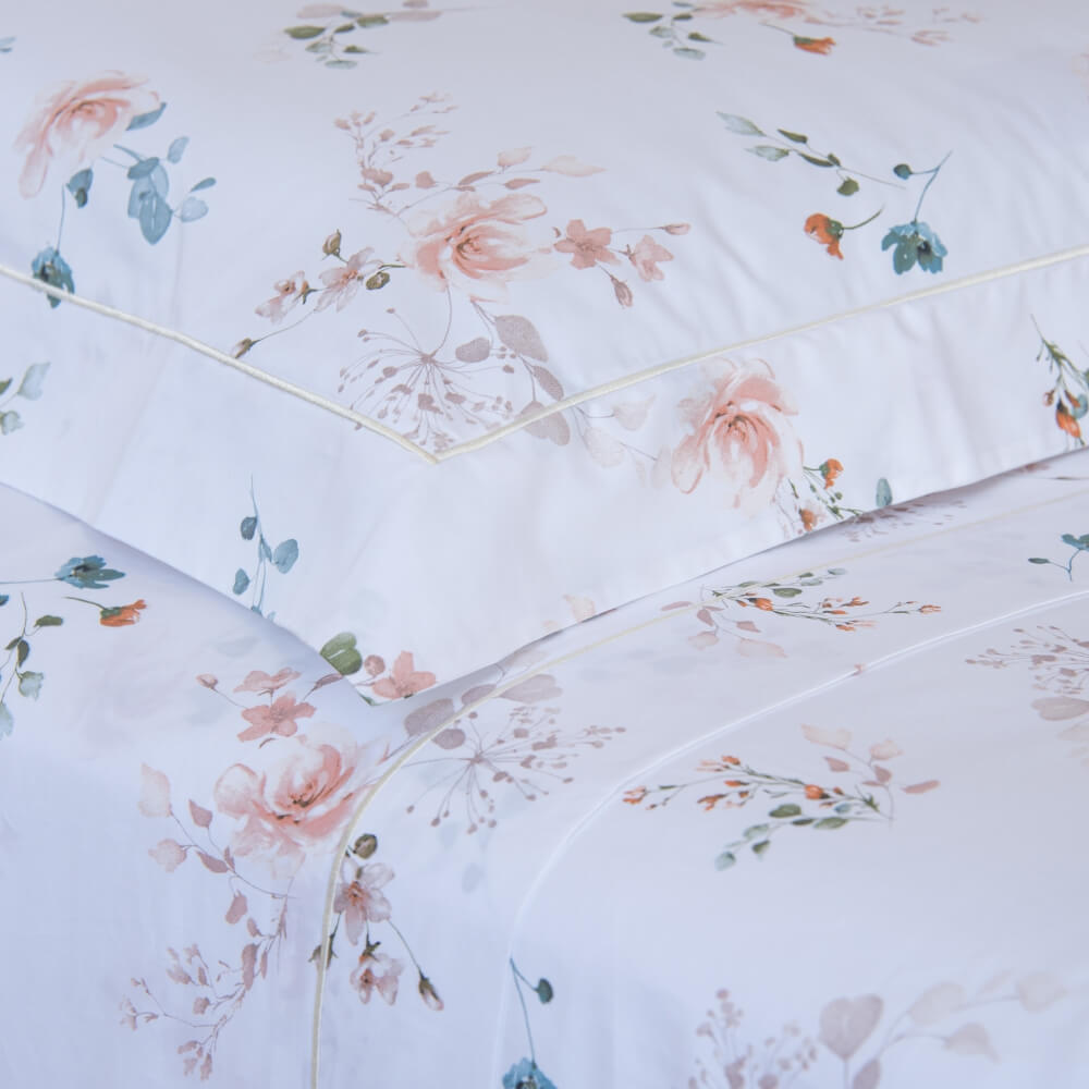 Jogo de lençol cetim 300 fios Firenze estampado - Imagem 2