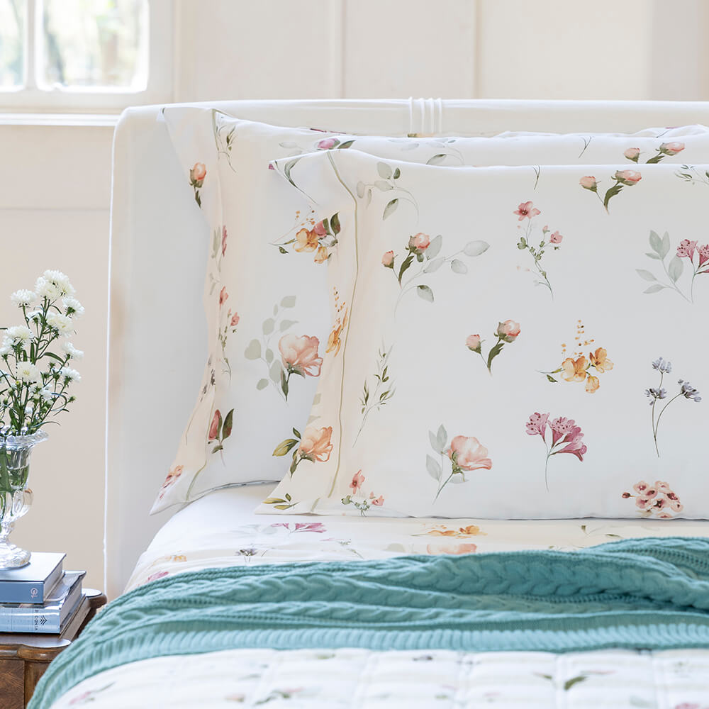 Fronha avulsa cetim 300 fios Provence estampada - Imagem 2