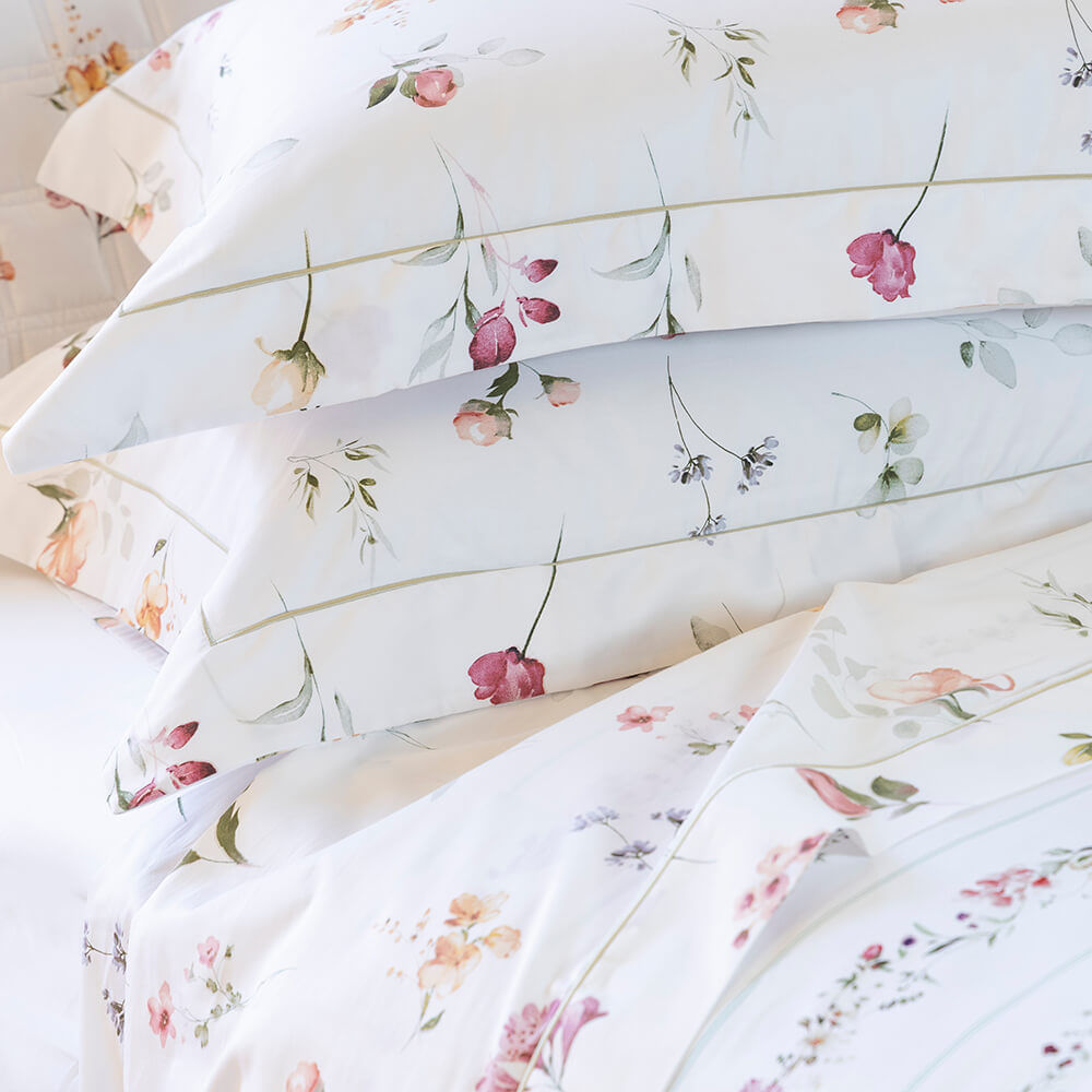 Jogo de lençol cetim 300 fios Provence estampado - Imagem 2