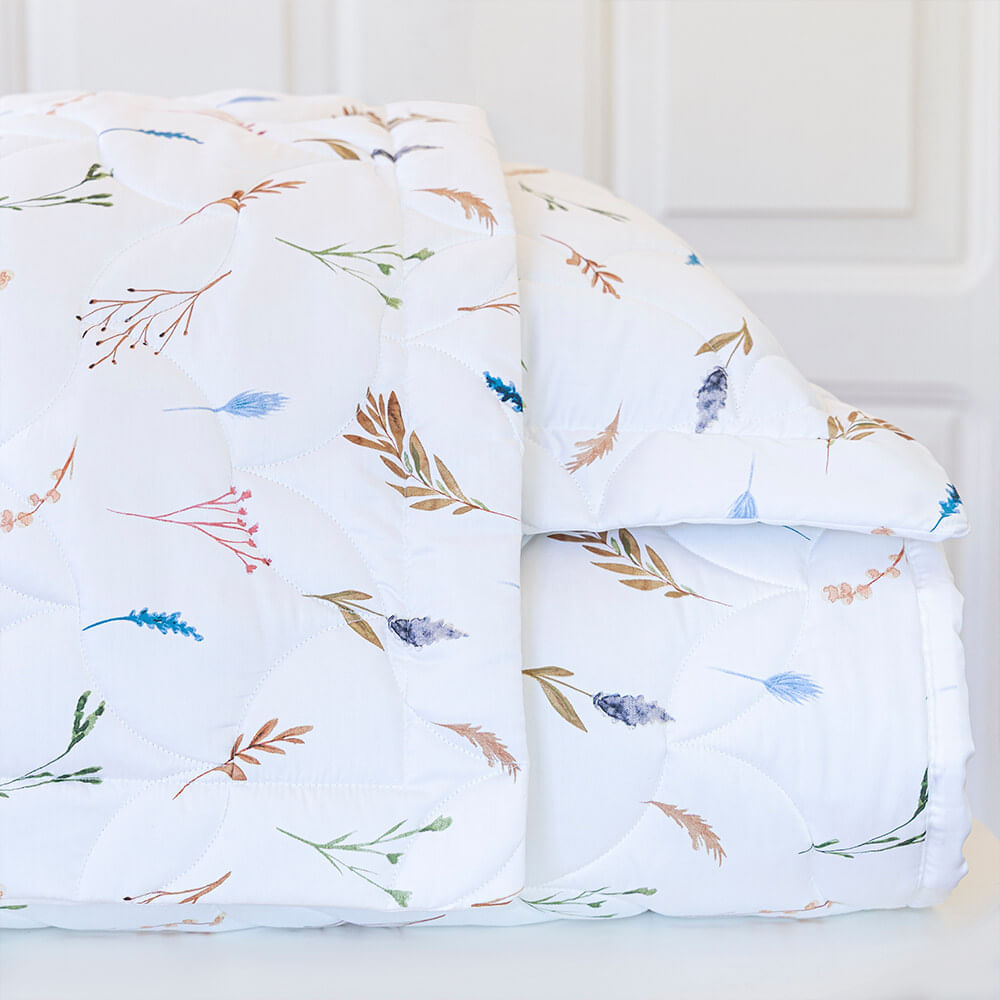 Colcha matelassê cetim 300 fios Wind estampada - Imagem 1